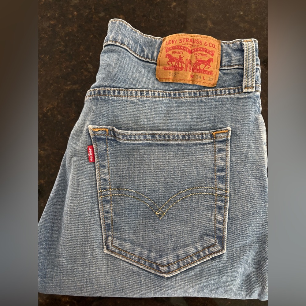 Mens Levi's Classic Light Blue Jeans